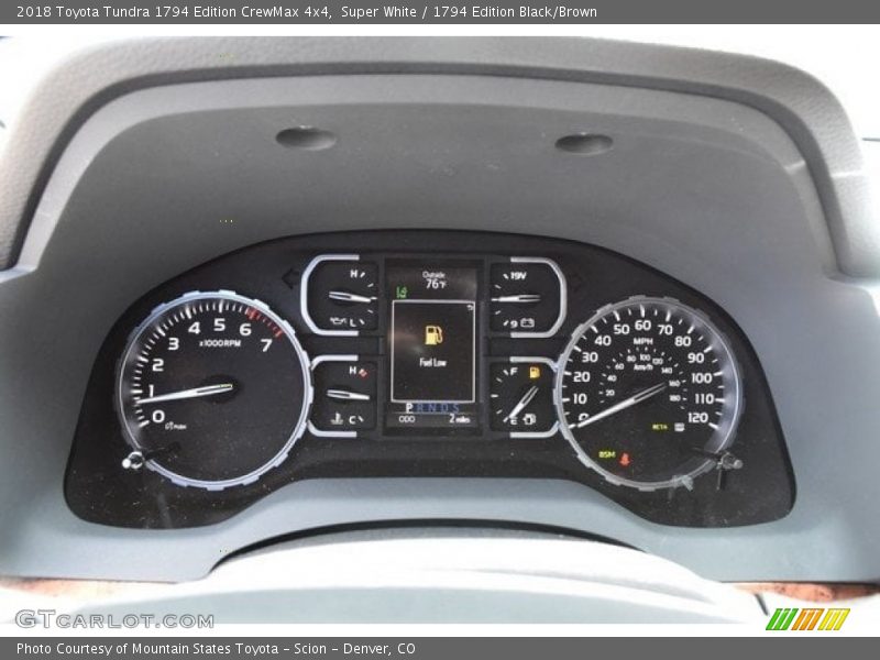 Super White / 1794 Edition Black/Brown 2018 Toyota Tundra 1794 Edition CrewMax 4x4
