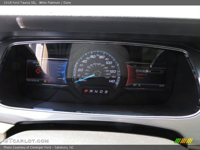 White Platinum / Dune 2018 Ford Taurus SEL