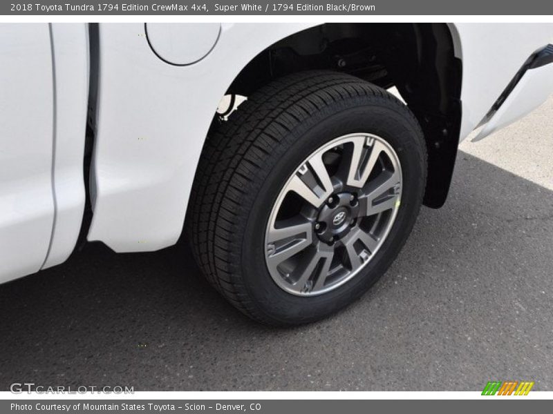 Super White / 1794 Edition Black/Brown 2018 Toyota Tundra 1794 Edition CrewMax 4x4
