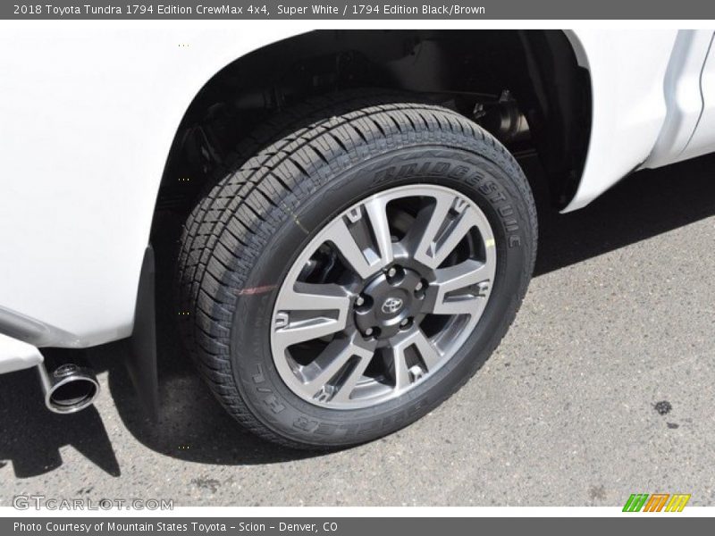 Super White / 1794 Edition Black/Brown 2018 Toyota Tundra 1794 Edition CrewMax 4x4