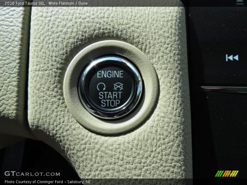 White Platinum / Dune 2018 Ford Taurus SEL