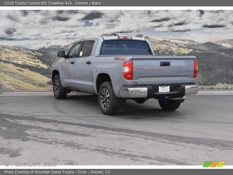 Cement / Black 2018 Toyota Tundra SR5 CrewMax 4x4