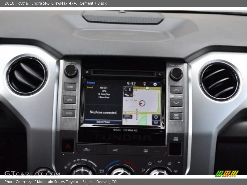 Cement / Black 2018 Toyota Tundra SR5 CrewMax 4x4