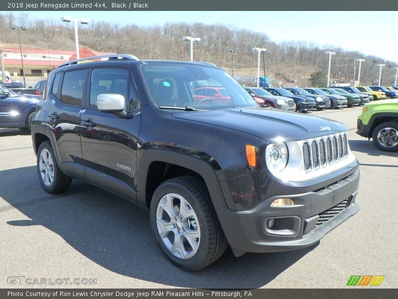 Black / Black 2018 Jeep Renegade Limited 4x4