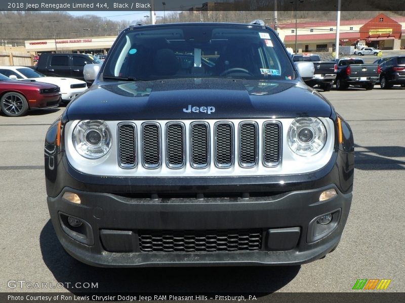 Black / Black 2018 Jeep Renegade Limited 4x4