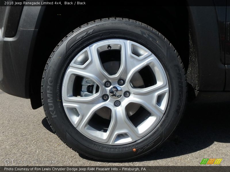 Black / Black 2018 Jeep Renegade Limited 4x4