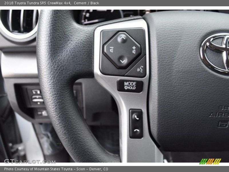 Cement / Black 2018 Toyota Tundra SR5 CrewMax 4x4