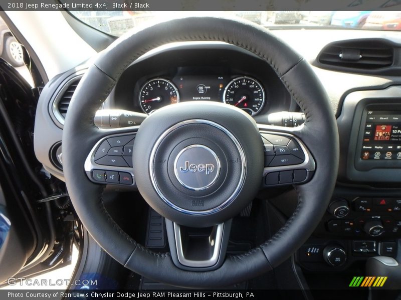 Black / Black 2018 Jeep Renegade Limited 4x4