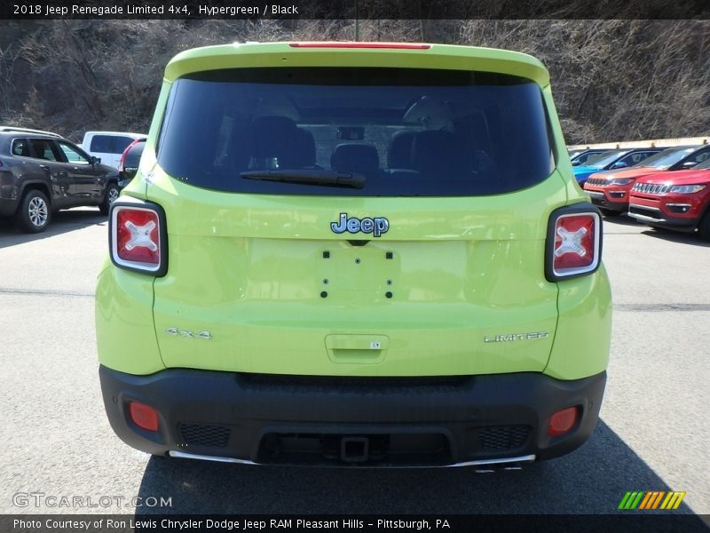 Hypergreen / Black 2018 Jeep Renegade Limited 4x4