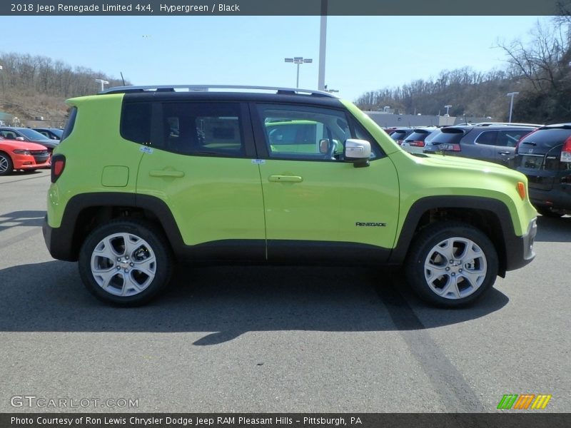 Hypergreen / Black 2018 Jeep Renegade Limited 4x4