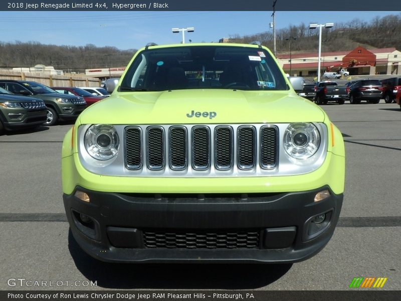 Hypergreen / Black 2018 Jeep Renegade Limited 4x4
