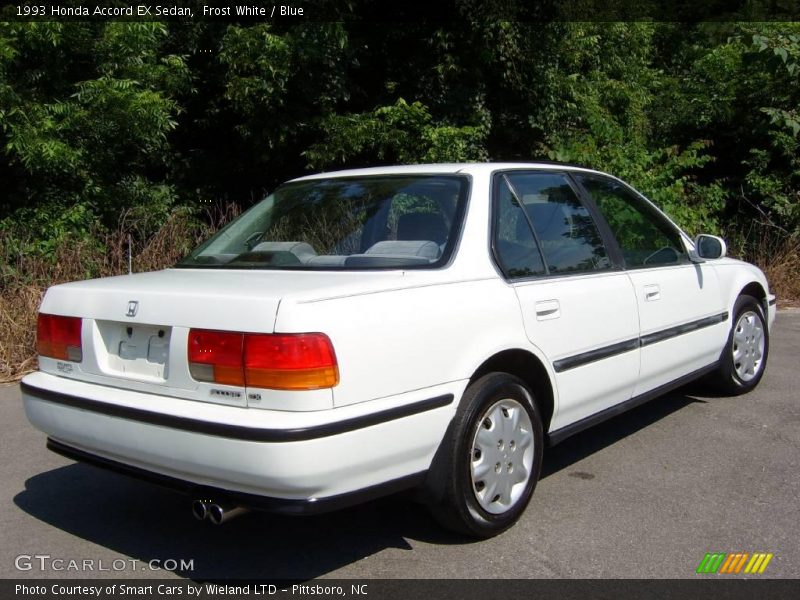 Frost White / Blue 1993 Honda Accord EX Sedan