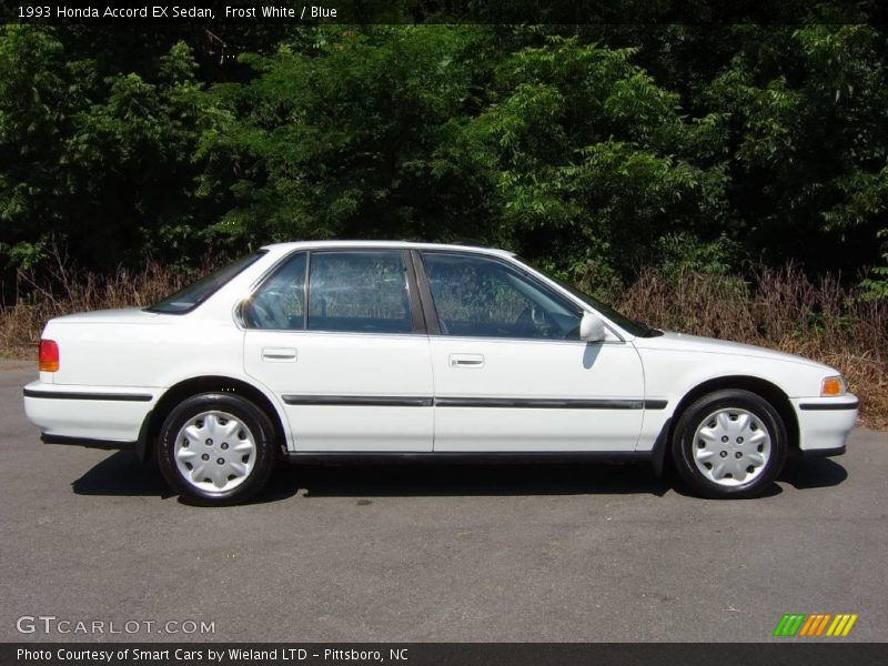 Frost White / Blue 1993 Honda Accord EX Sedan