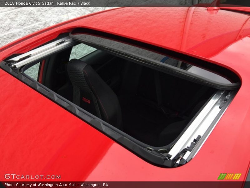 Rallye Red / Black 2018 Honda Civic Si Sedan