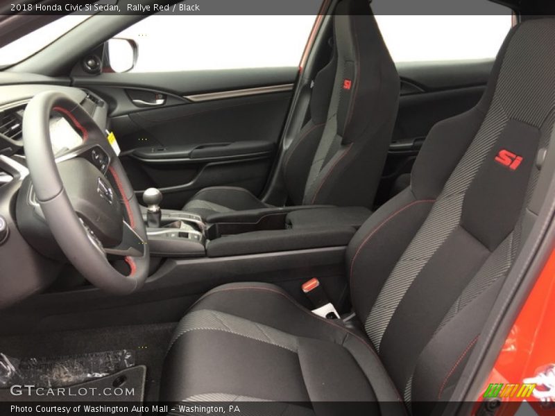 Rallye Red / Black 2018 Honda Civic Si Sedan