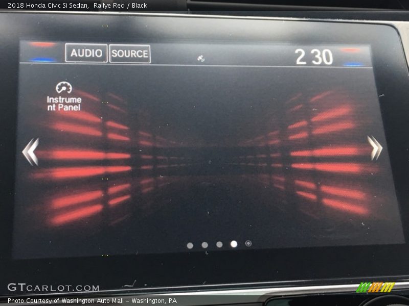 Rallye Red / Black 2018 Honda Civic Si Sedan