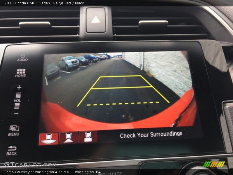 Rallye Red / Black 2018 Honda Civic Si Sedan