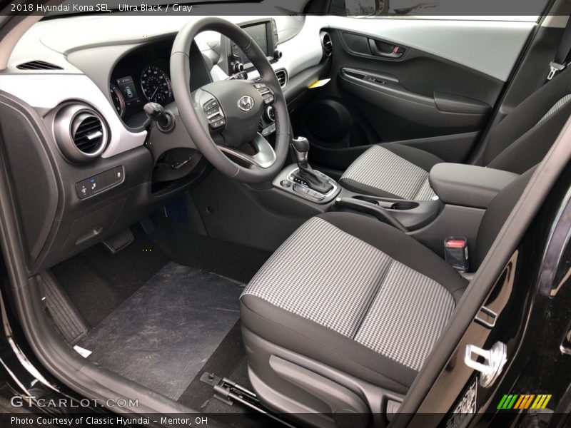 Front Seat of 2018 Kona SEL
