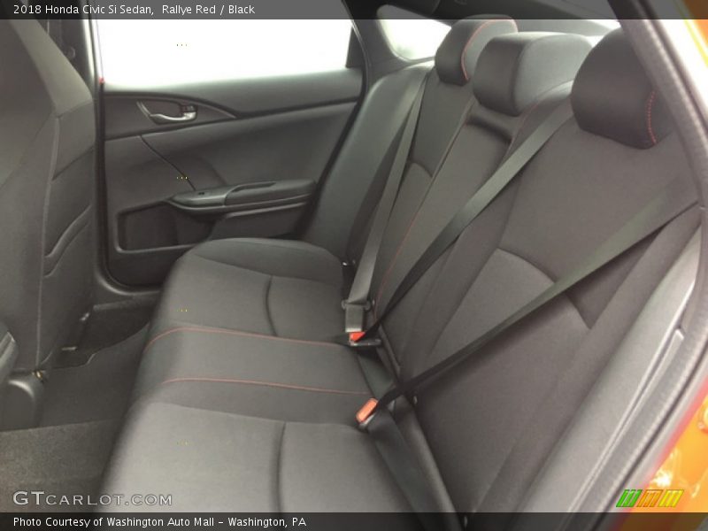 Rallye Red / Black 2018 Honda Civic Si Sedan