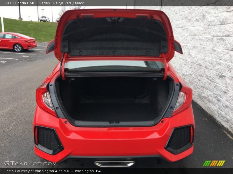 Rallye Red / Black 2018 Honda Civic Si Sedan