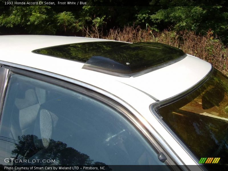 Frost White / Blue 1993 Honda Accord EX Sedan