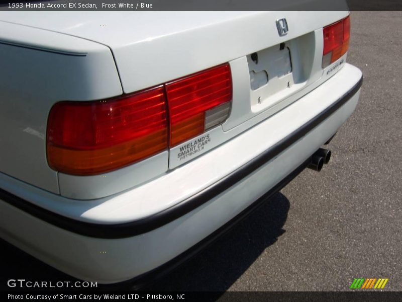 Frost White / Blue 1993 Honda Accord EX Sedan
