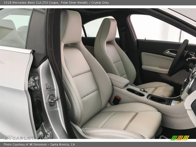 Polar Silver Metallic / Crystal Grey 2018 Mercedes-Benz CLA 250 Coupe