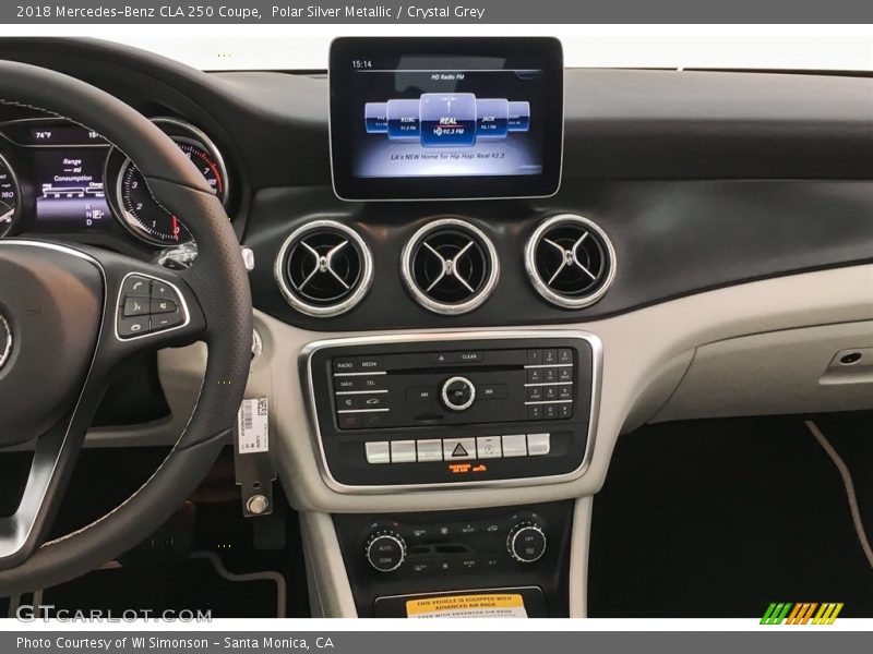 Polar Silver Metallic / Crystal Grey 2018 Mercedes-Benz CLA 250 Coupe