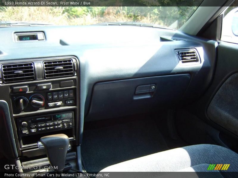 Frost White / Blue 1993 Honda Accord EX Sedan