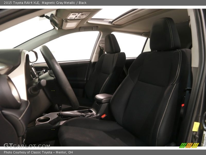 Magnetic Gray Metallic / Black 2015 Toyota RAV4 XLE