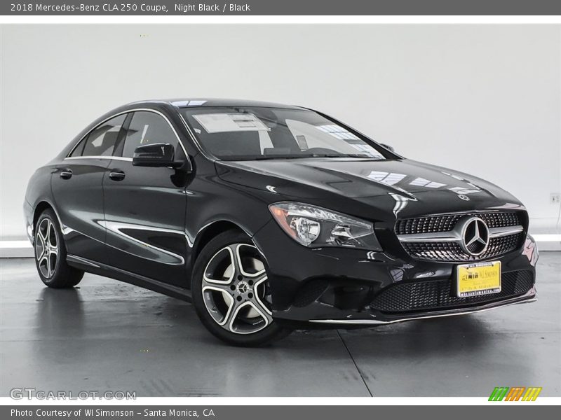 Night Black / Black 2018 Mercedes-Benz CLA 250 Coupe
