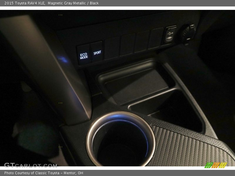 Magnetic Gray Metallic / Black 2015 Toyota RAV4 XLE