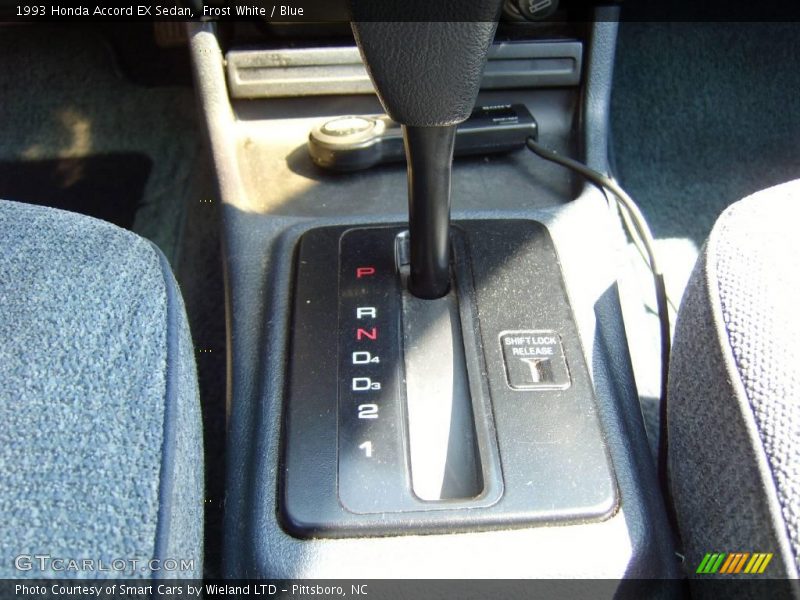 Frost White / Blue 1993 Honda Accord EX Sedan