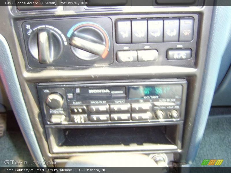 Frost White / Blue 1993 Honda Accord EX Sedan
