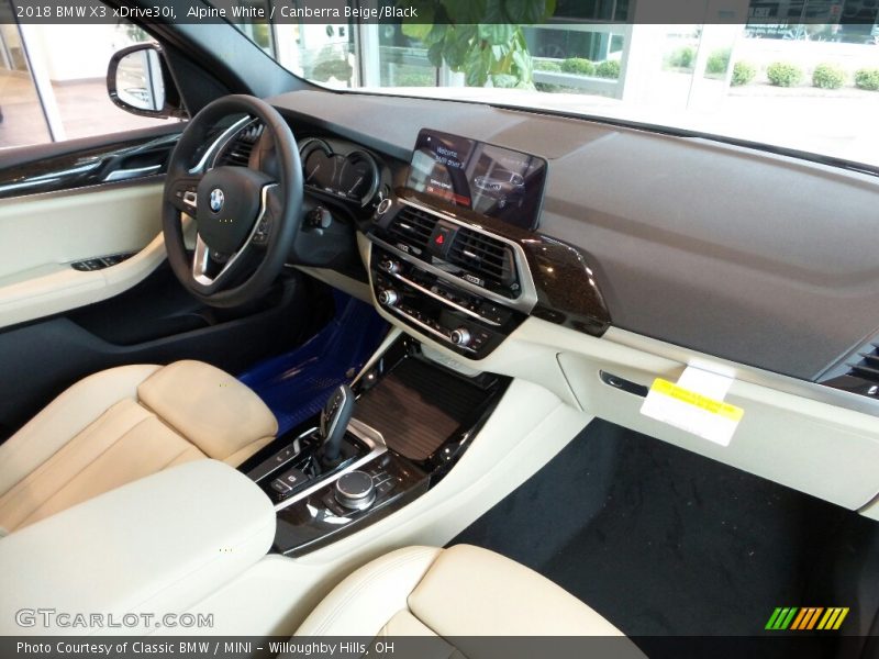 Alpine White / Canberra Beige/Black 2018 BMW X3 xDrive30i