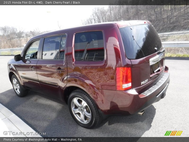Dark Cherry Pearl / Black 2015 Honda Pilot EX-L 4WD
