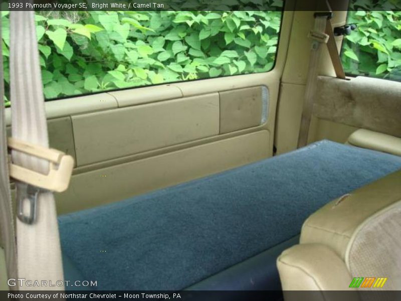 Bright White / Camel Tan 1993 Plymouth Voyager SE