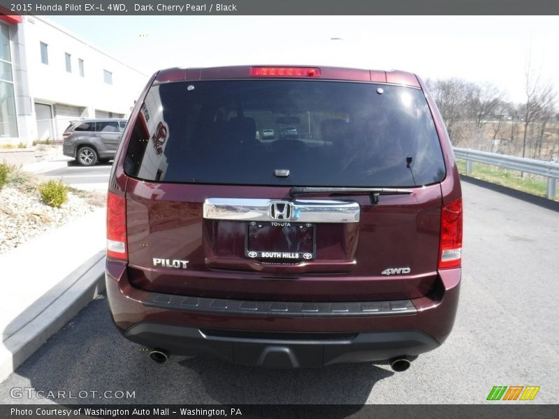 Dark Cherry Pearl / Black 2015 Honda Pilot EX-L 4WD