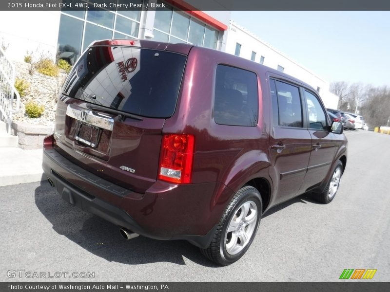 Dark Cherry Pearl / Black 2015 Honda Pilot EX-L 4WD