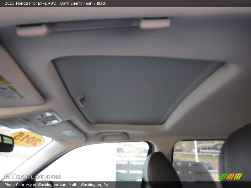 Dark Cherry Pearl / Black 2015 Honda Pilot EX-L 4WD