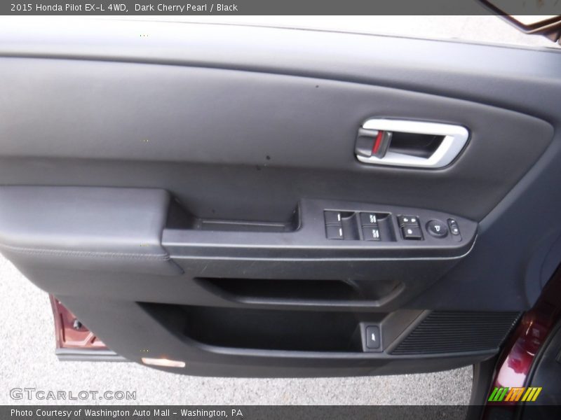 Dark Cherry Pearl / Black 2015 Honda Pilot EX-L 4WD