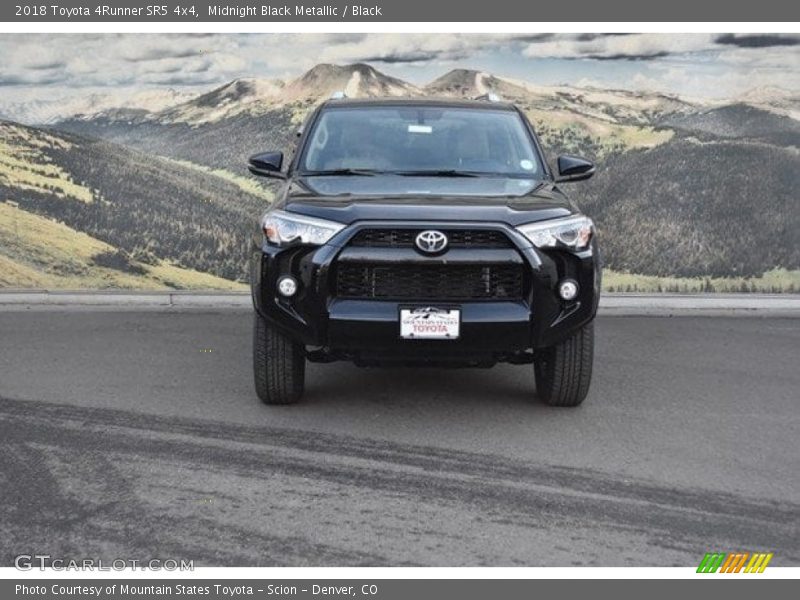 Midnight Black Metallic / Black 2018 Toyota 4Runner SR5 4x4