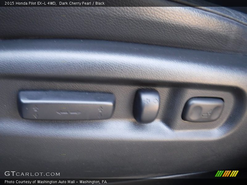 Dark Cherry Pearl / Black 2015 Honda Pilot EX-L 4WD