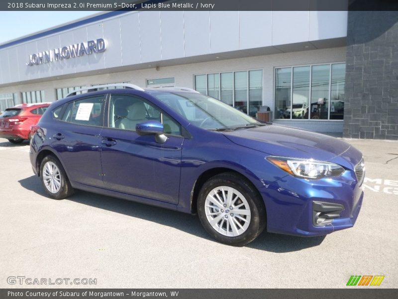 Lapis Blue Metallic / Ivory 2018 Subaru Impreza 2.0i Premium 5-Door