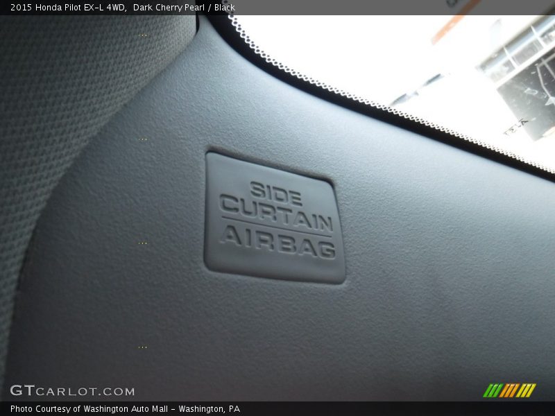 Dark Cherry Pearl / Black 2015 Honda Pilot EX-L 4WD