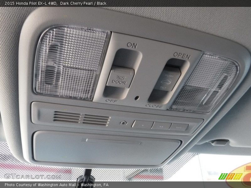 Dark Cherry Pearl / Black 2015 Honda Pilot EX-L 4WD