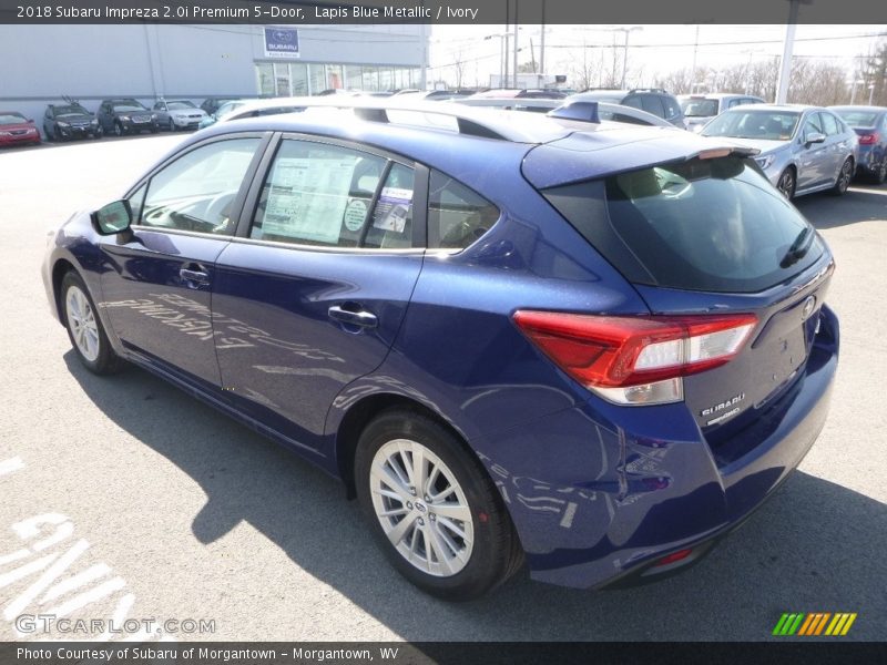 Lapis Blue Metallic / Ivory 2018 Subaru Impreza 2.0i Premium 5-Door