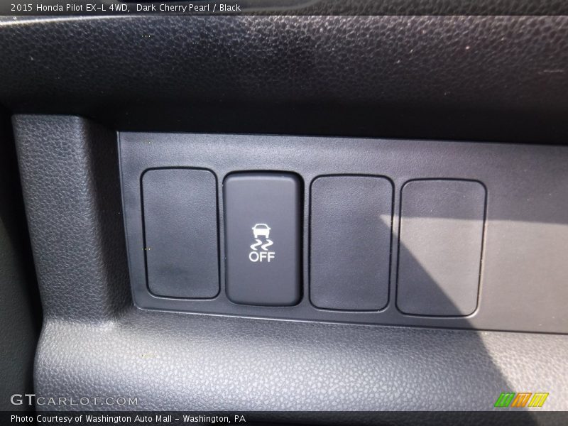 Dark Cherry Pearl / Black 2015 Honda Pilot EX-L 4WD