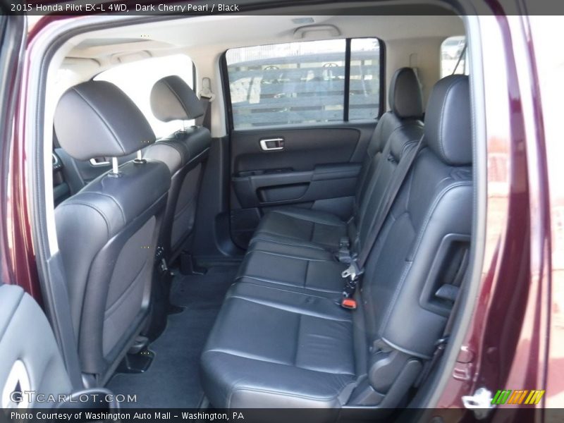 Dark Cherry Pearl / Black 2015 Honda Pilot EX-L 4WD