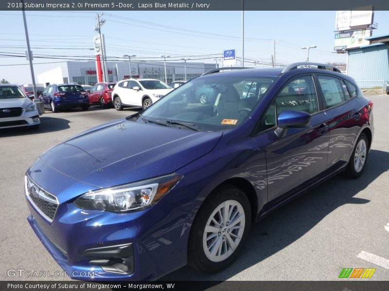 Lapis Blue Metallic / Ivory 2018 Subaru Impreza 2.0i Premium 5-Door